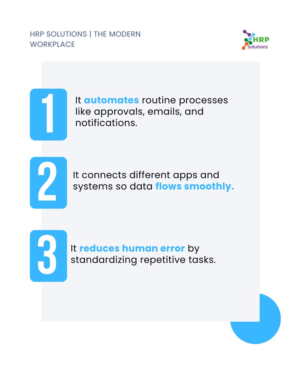 hrpsolutions's tweet image. It’s a system that will help you understand insights and make better decisions.

On this Monday edition of the HRP Modern WorkPlace series, we talk about Microsoft Power Automate. 

Read on below to discover it’s great advantages!

#hrpsolutions #microsoft