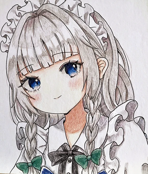 咲夜さん色紙 #東方Project