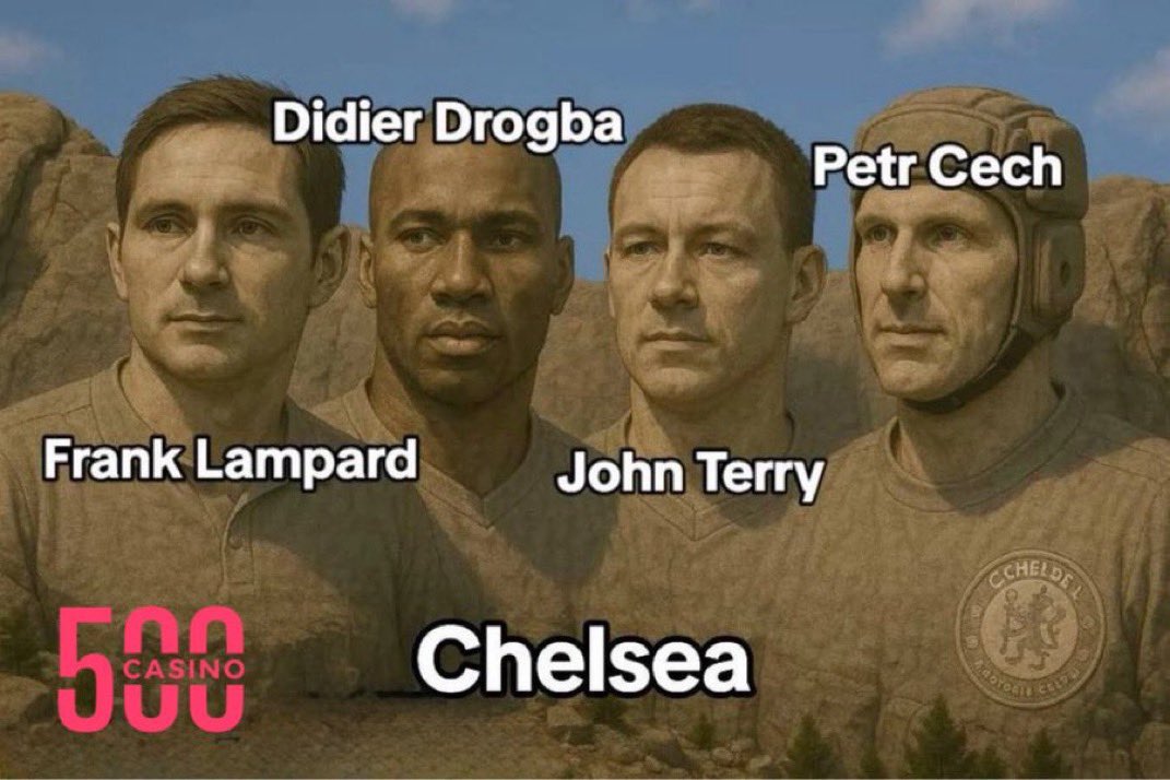 4 players From Every Football club If they had a Mount Rushmore 

A thread 🧵 

1. Chelsea FC
