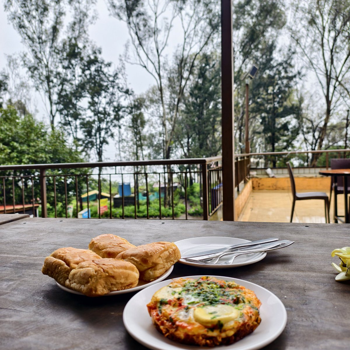 Breakfast in the hills;