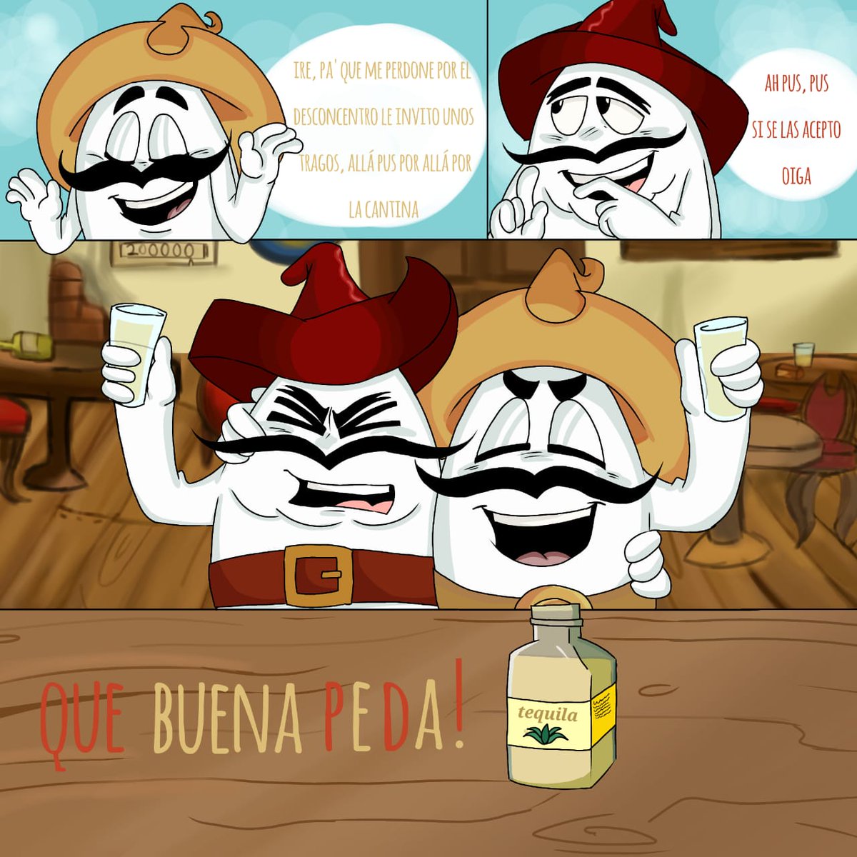 fl28592's tweet photo. Ay compadre!💘
@huevocartoon 
#huevosrancheros #huevocartoon #ChavayChema https://t.co/NTpaoHyw8j