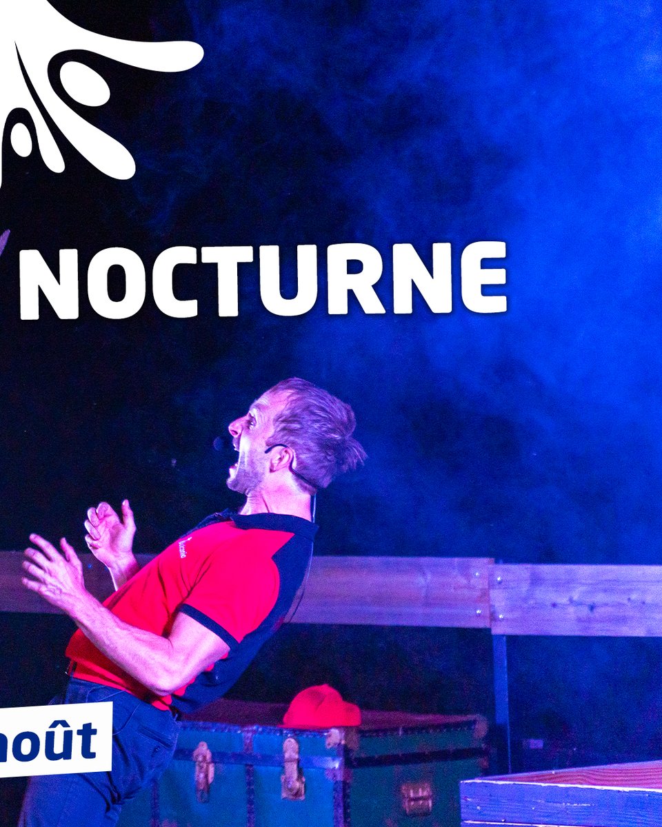 🎆 Plus que 2 jours avant la dernière Nocturne de l’été à Vulcania ! 🌋✨
Mercredi soir : animations jusqu’à 21h30, rapaces en vol libre, Yapadrisk, et le show son &amp; lumière Vulcanova.
🔥 Ne manquez pas ce dernier rendez-vous 👉vulcania.com/actualites/soi…
