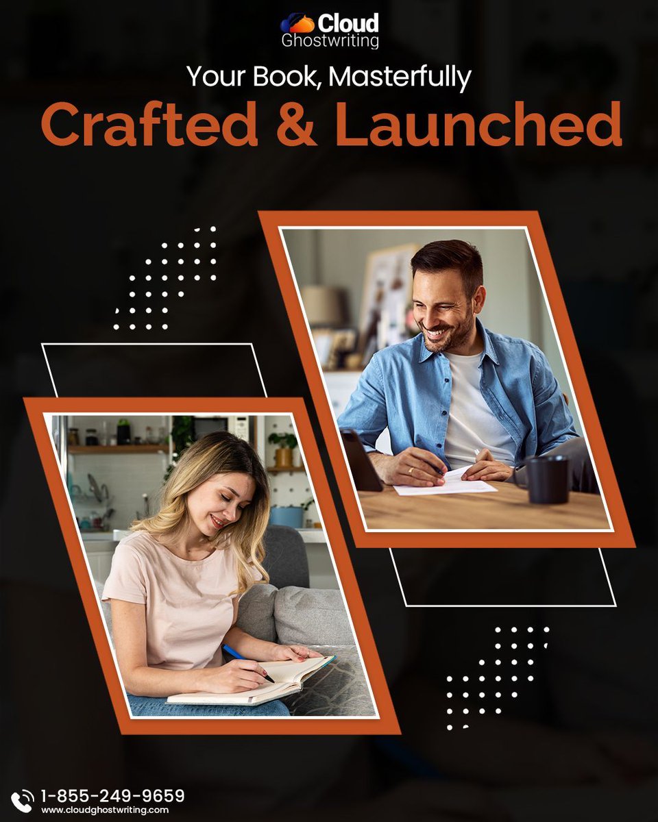 CloudGW9's tweet image. From blank page to published masterpiece—we handle it all. Expert ghostwriting plus seamless publishing means your book reaches its full potential. Ready for your masterpiece? 🎨📖 cloudghostwriting.com

#CloudGhostwriting #GhostwritingAgency #BookPublishing #PublishingSuccess