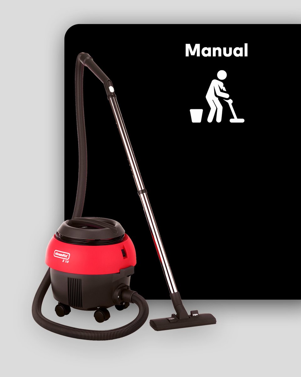 CleanfixRobot's tweet image. From Manual to Autonomous – The 3 Dimensions of Cleaning 🧹🤖
1️⃣ Manual Cleaning – cleaning by hand, tool or mop
2️⃣ Machine Cleaning – machines support the process, but require human operation
3️⃣ Autonomous Cleaning – machines clean on their own, fully autonomous