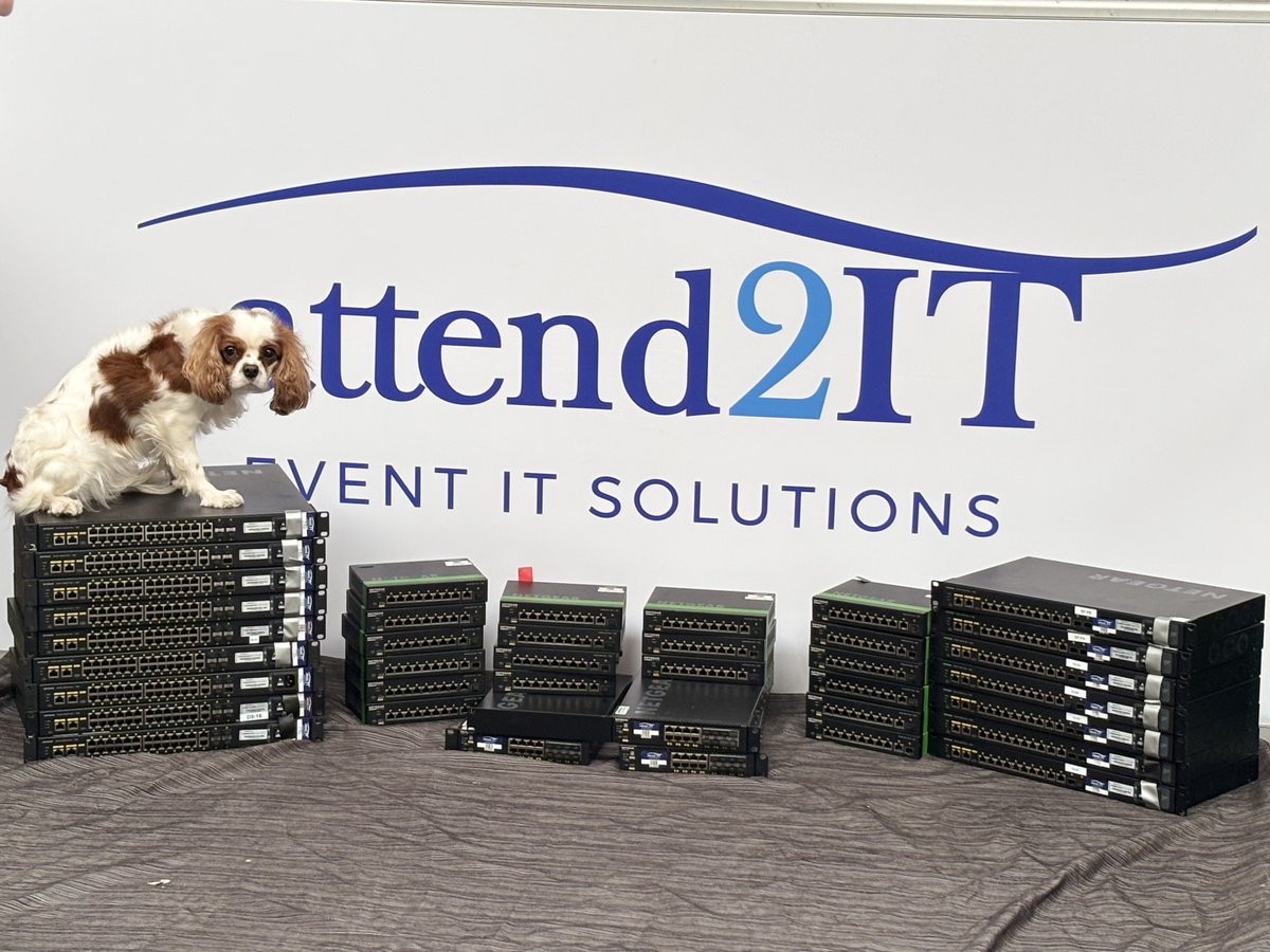 One network to route them all, one fibre to bind them.

From Dante to NDI, Art-Net to ST 2110 — our converged networks carry it all, without breaking a sweat .

Built by attend2IT. Supervised by Nellie, who’s suspicious of hobbits.