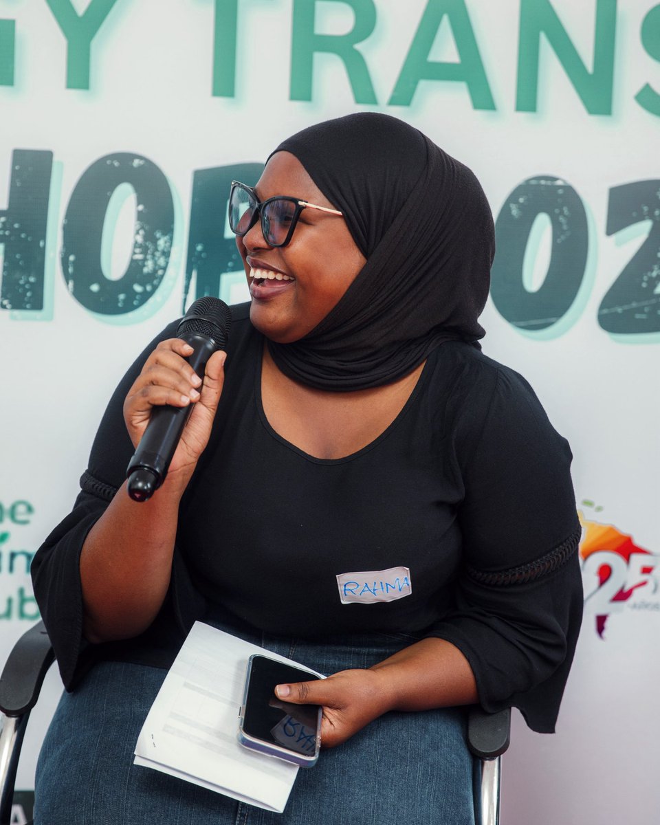 As I wrapped up my week, I had the honor of joining <a href="/climatehubTz/">Climate Hub (CH) 🌍</a> in partnership with <a href="/TardFoundation/">Tard Foundation</a> for a powerful workshop on Just Energy Transition. I joined a fireside chat alongside Kalonji from DRC, where we shared stories from our countries, unpacked the myths around ⬇️⬇️