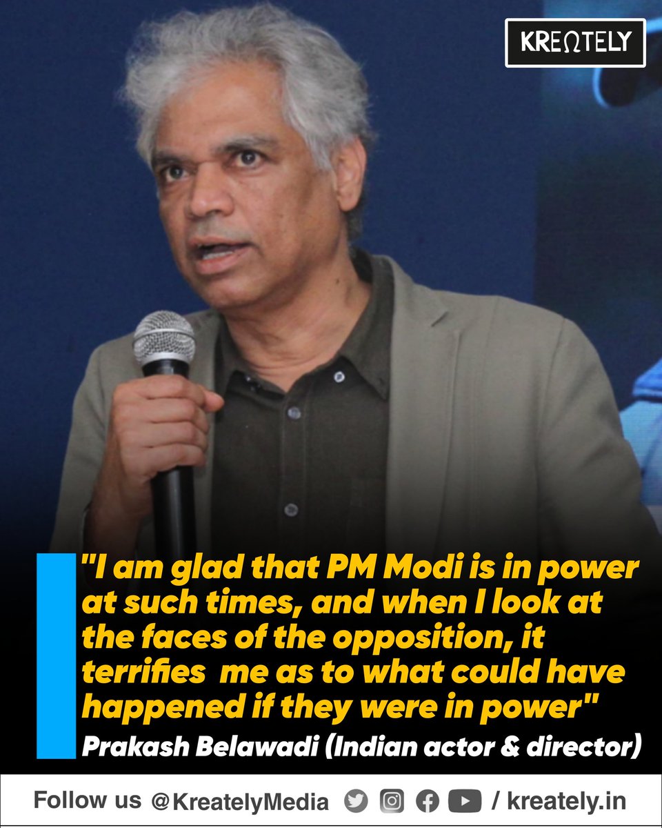 KreatelyMedia's tweet photo. Prakash Raj 💩

Prakash Belawadi 💎 https://t.co/uIldlYJc18