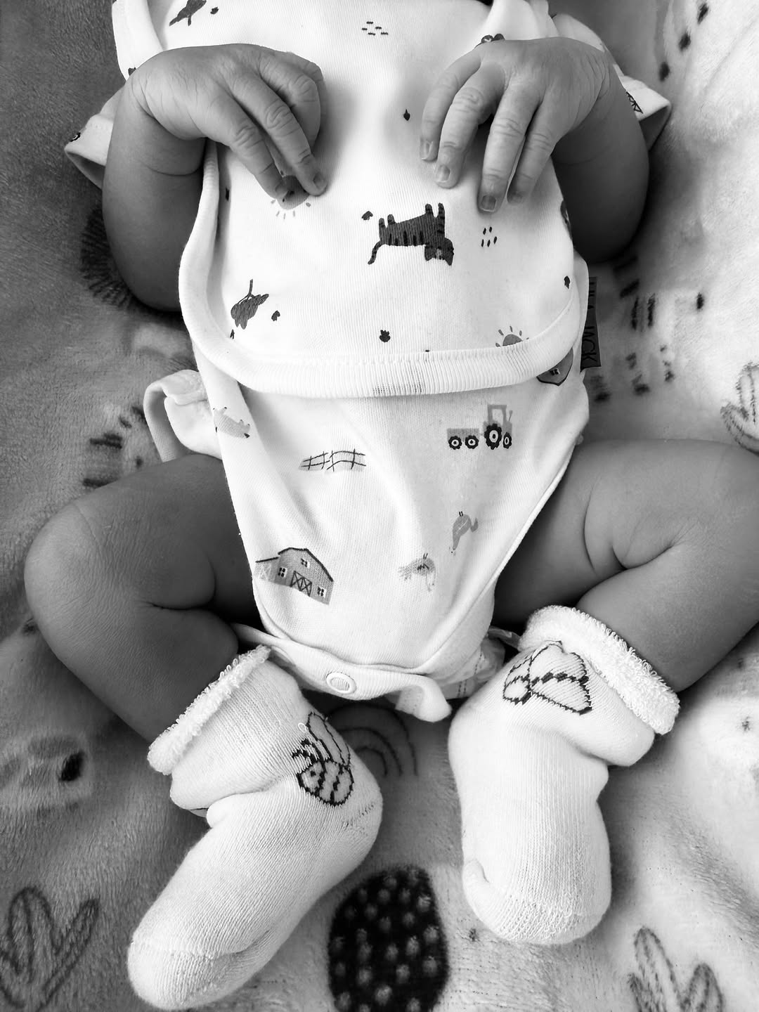 Celebration and joy of baby's birth in Canada