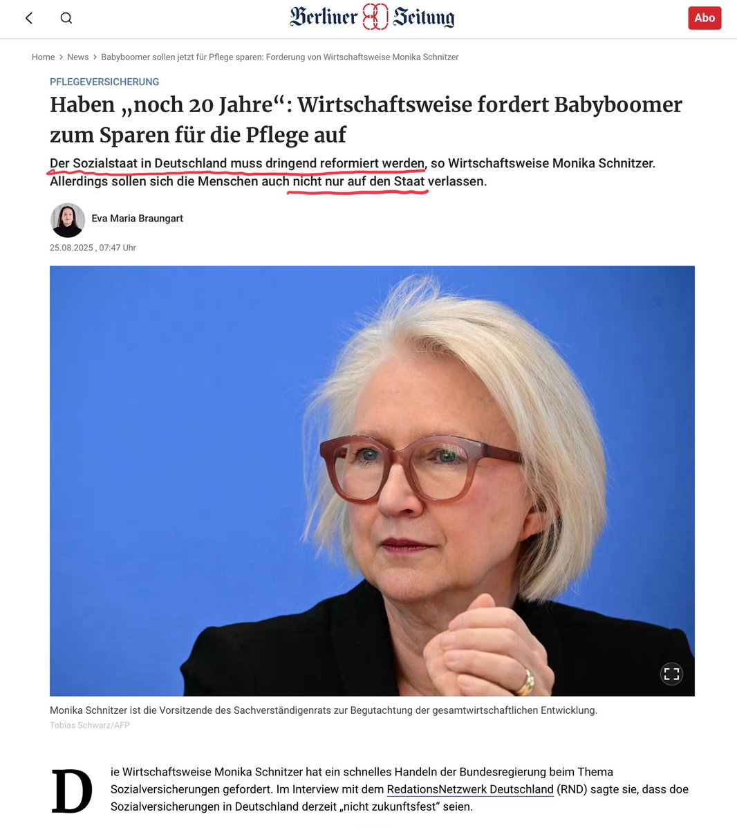 Die politische und mediale Dauerpropaganda für weitere Verarmung der lohnarbeitenden deutschen Bevölkerung läuft auf allen Kanälen und feuert aus allen medialen Rohren. 

Die Machthaber in Berlin stellen die Untertanen auf harte Zeiten ein. Aufrüstung und geplanter Krieg gegen