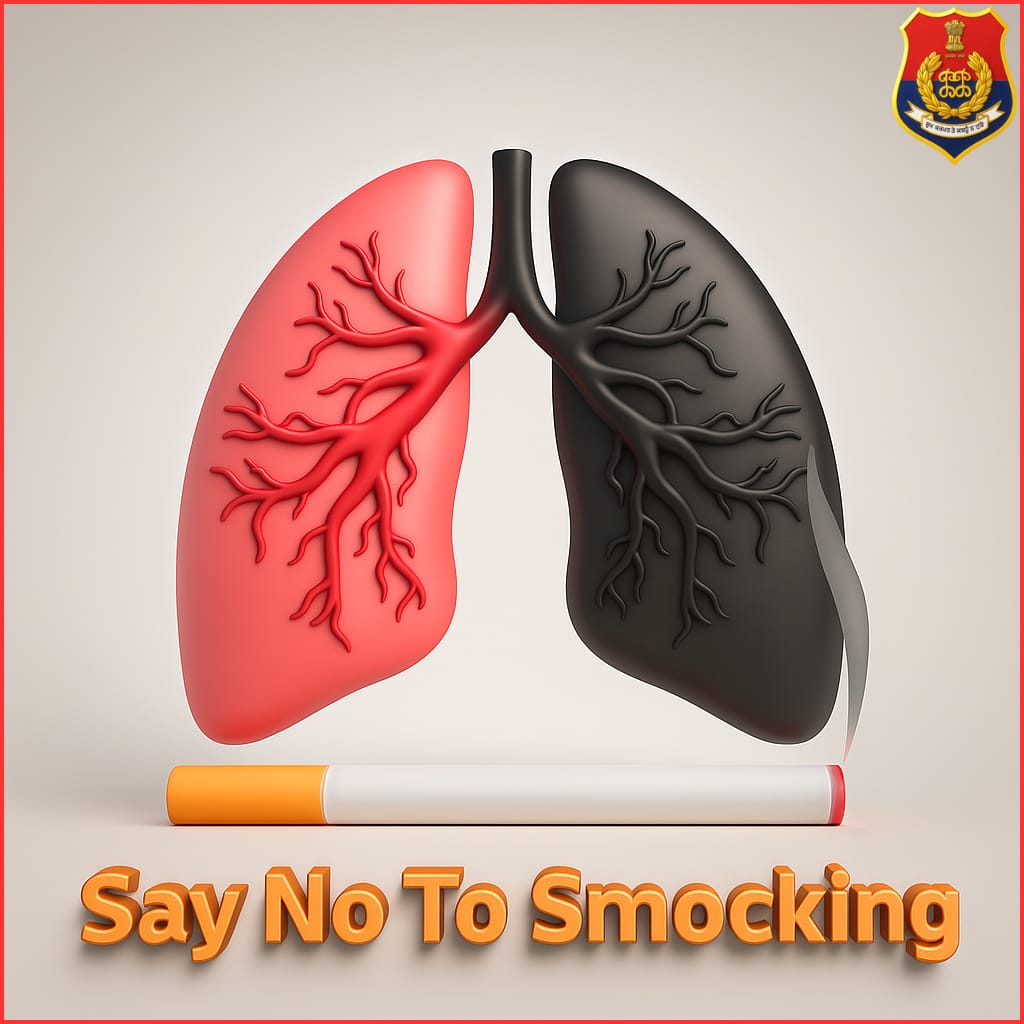 Smoking kills slow but sure,
Quit the habit, life’s the cure.

#SayNoToSmocking
#RupnagarRangePolice