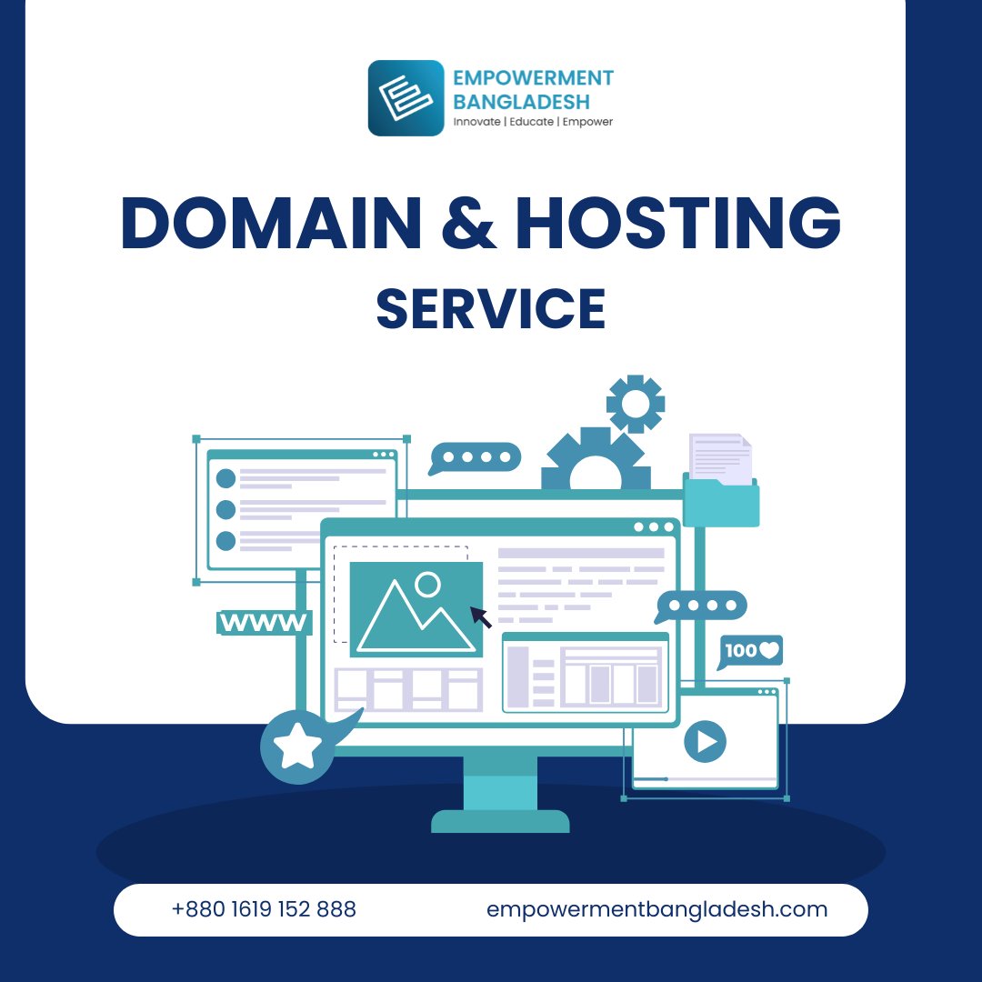 empowermentbd's tweet image. আপনার ব্যবসার জন্য ডোমেইন ও হোস্টিং দরকার? 💻
কার্ড বা ডলার নেই? কোনো সমস্যা নেই!
সহজ ও ঝামেলামুক্ত সেবা আমাদের মাধ্যমে। 🌐
যোগাযোগ করুন আজই🚀
☎️ +8801619152888 
🌐 empowermentbangladesh.com
#DomainHosting #WebHosting  #HostingService  #domainhostingservice  #EmpowermentBangladesh