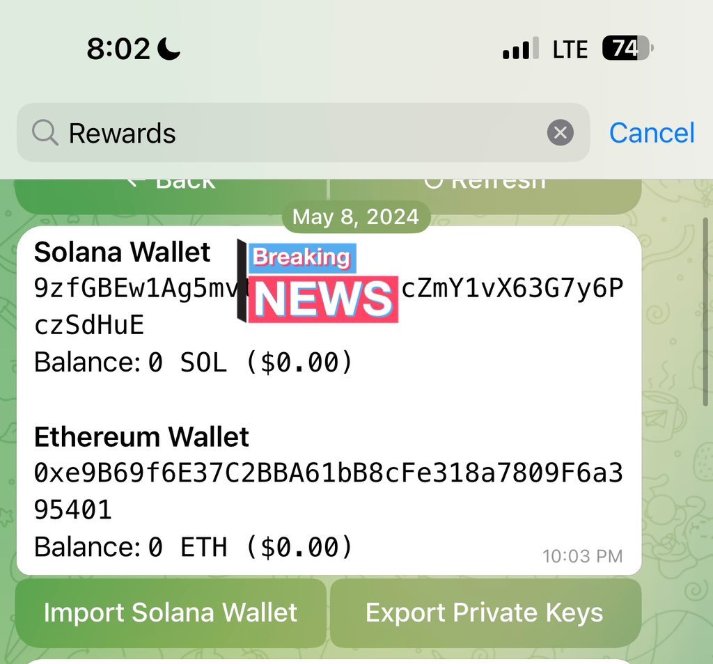 B🅰️teon (@investorbateon) on Twitter photo Free $3k made doing absolutely nothing.
Making Money is sweet, all thanks to Web3.
So a few days ago, I casually clicked on “rewards” in my <a href="/TrojanOnSolana/">Trojan on Solana</a> and noticed a wallet had been receiving drops from Trojan.
At first, I thought it was a glitch because I couldn’t even Free $3k made doing absolutely nothing.
Making Money is sweet, all thanks to Web3.
So a few days ago, I casually clicked on “rewards” in my <a href="/TrojanOnSolana/">Trojan on Solana</a> and noticed a wallet had been receiving drops from Trojan.
At first, I thought it was a glitch because I couldn’t even