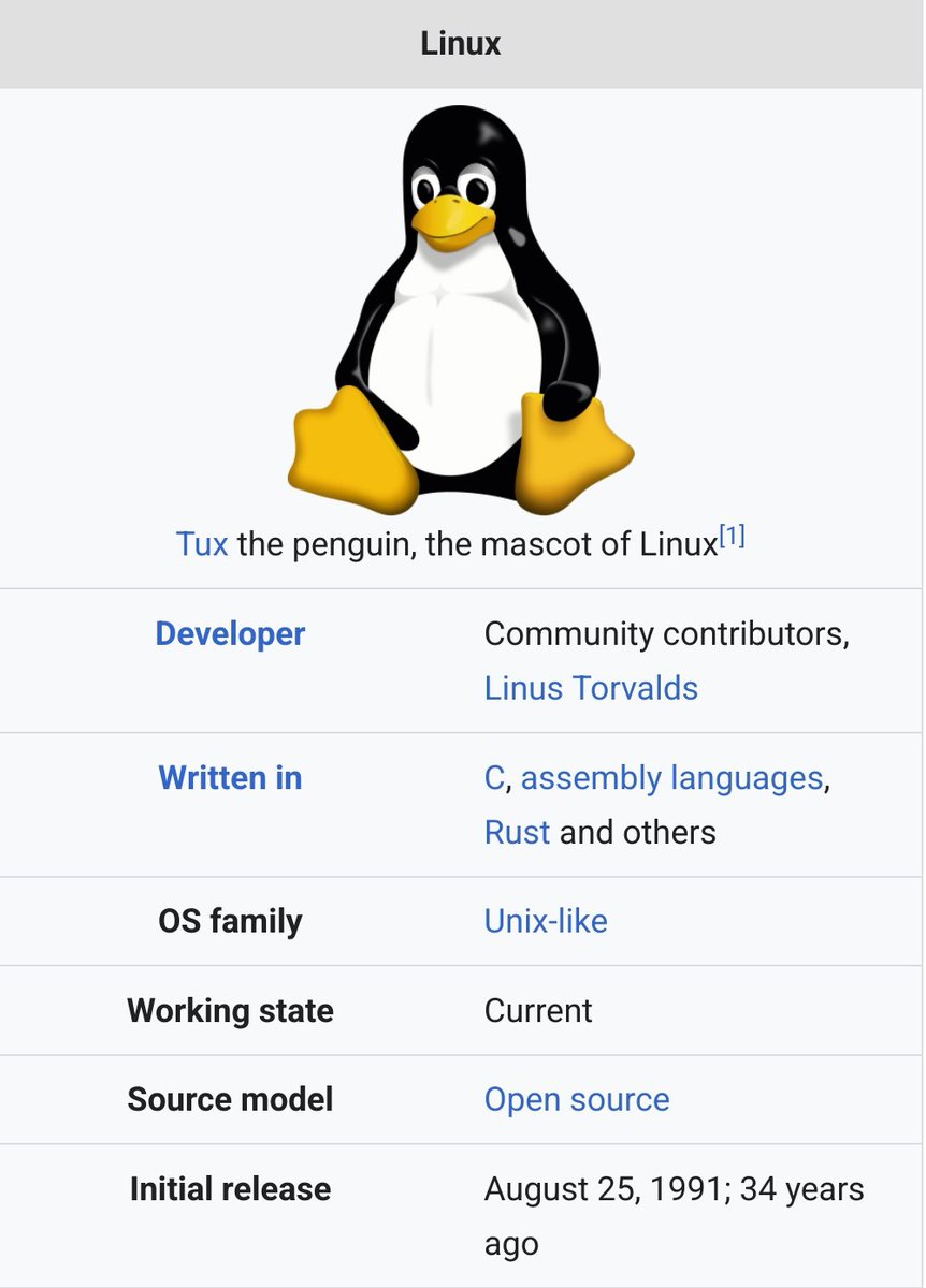 kosa12m's tweet image. Happy birthday Linux