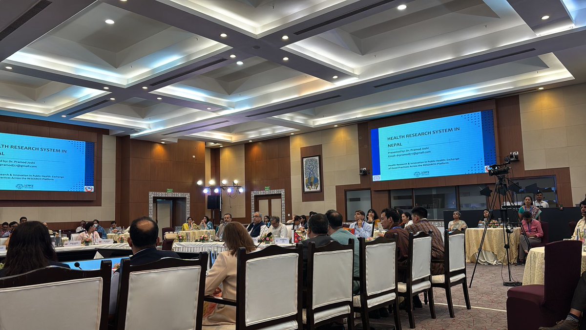 South and Southeast Asian nations unite to strengthen health research systems through collaboration, committing to align research with policy and to drive joint action on One Health, pandemic preparedness, NCDs, maternal health, and medical innovation. #HealthResearch #SSC