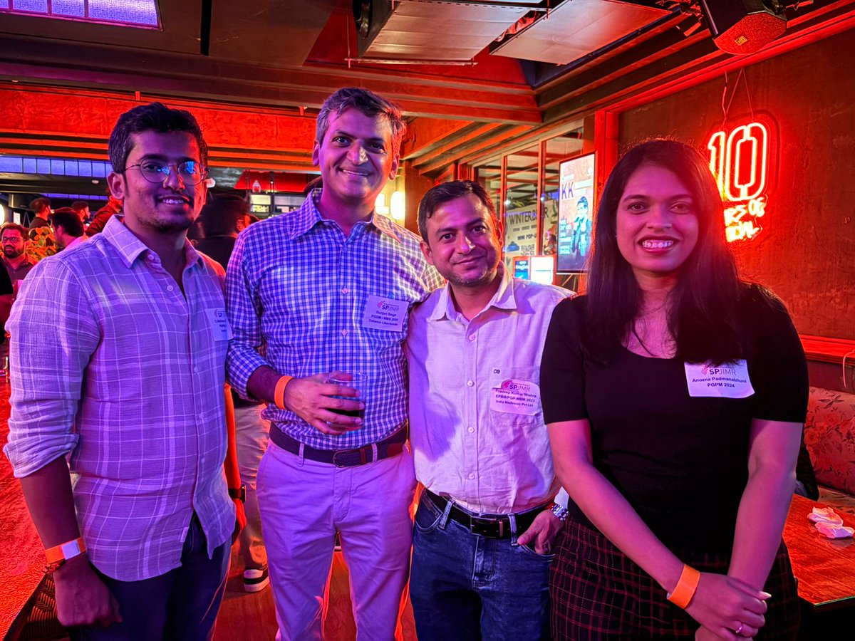 Alumni of SPJIMR tweet media