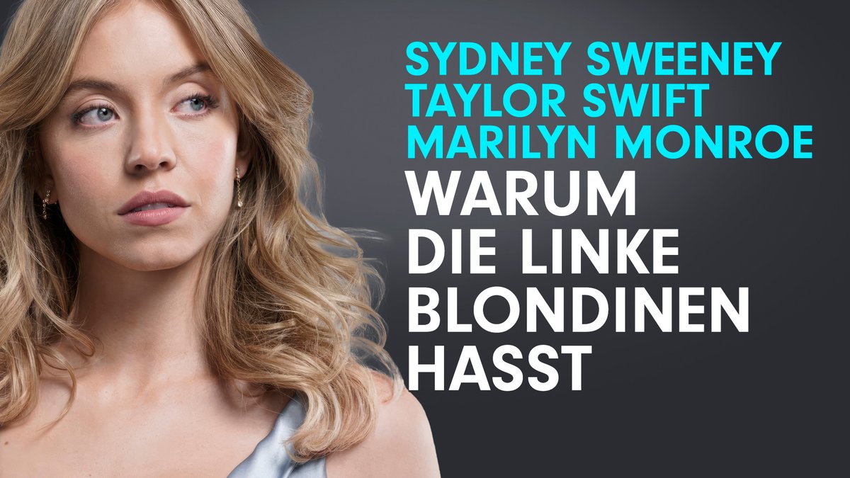 Mein erstes Video seit 6 Jahren kommt HEUTE 18:00 Uhr raus! Es geht darum, warum Linke so sehr Blondinen wie Sydney Sweeney, Taylor Swift und Marilyn Monroe hassen. Nicht verpassen!
youtube.com/watch?v=gszo0s…