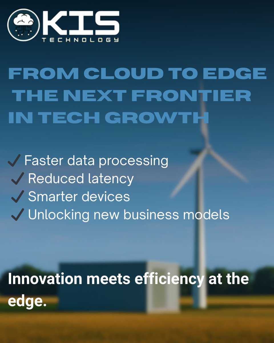 technologykis's tweet image. From cloud ☁️ to edge ⚡ — we power the future. #KISTechnology #Cloud #EdgeComputing