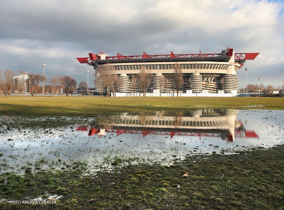 🏟️ There was a time when the pitch *inside* the stadium looked a bit like this!