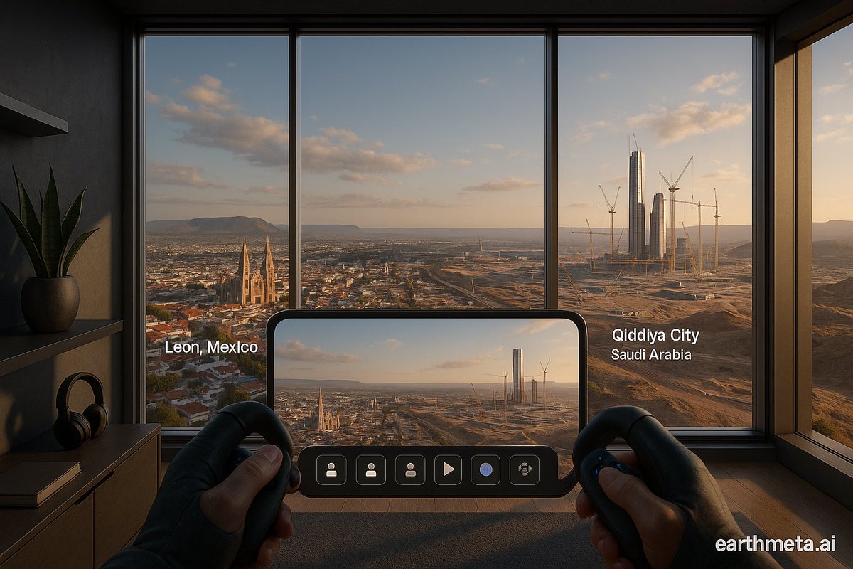 ☀️ Good Morning X! 

Can I tell you something? 🚨 

✨🌍 The world is changing… and it’s happening faster than you think.
What if you could own a city, build experiences, and watch your digital land connect with real-world locations? 🏙️🌐

That’s what EarthMeta.ai is