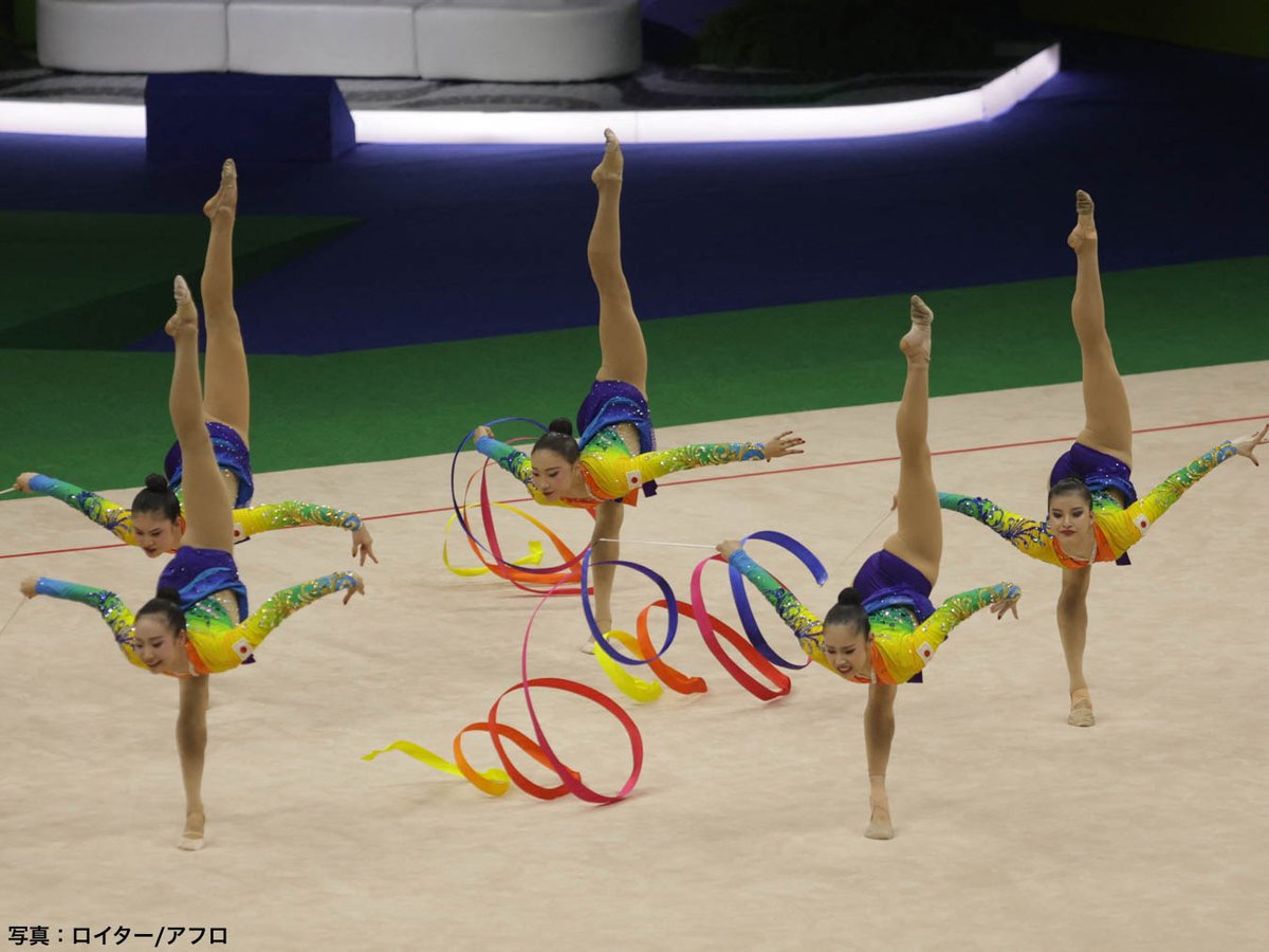 NICE SHOT📸ˎˊ˗ #新体操🤸 第41回世界新体操選手権大会より 団体総合で