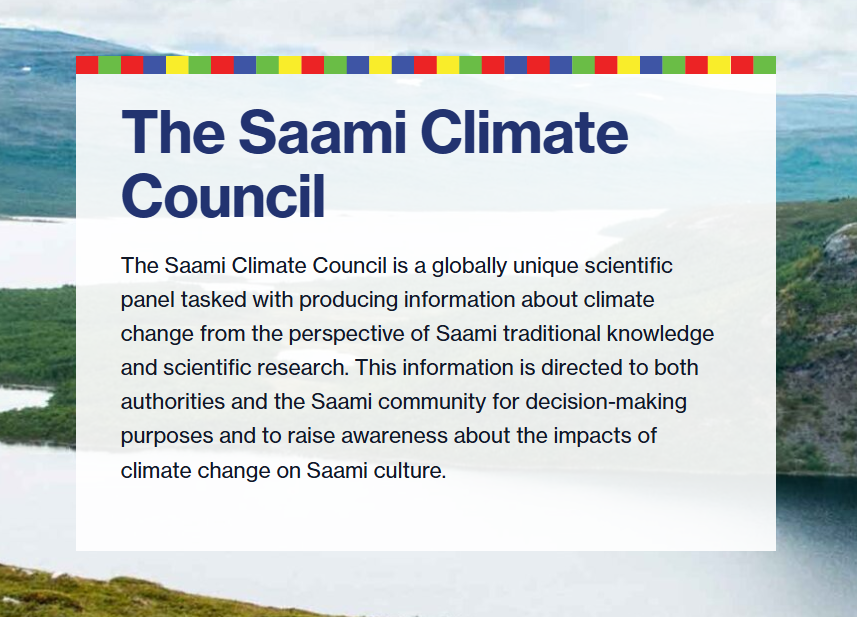 Saamelainen ilmastoneuvosto, Saami Climate Council tweet media