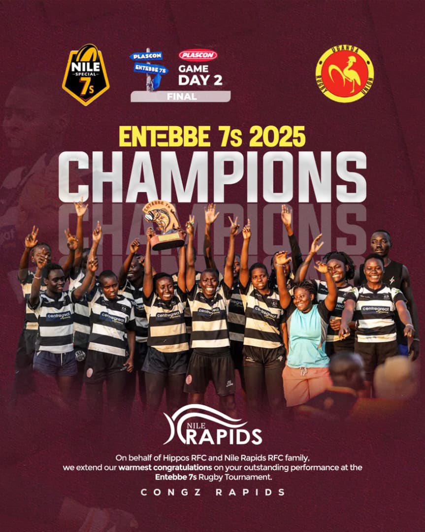 ๐๐ถ๐ฝ๐ฝ๐ผ๐ ๐๐ฎ๐ป๐ ๐๐น๐๐ฏ (@hipposfans) on Twitter photo ๐บ๐ฌ Five names. Five days. Two trophies.
East African Schools 7s โ Entebbe 7s
In the span of just 5 daysโฆ
๐๐น๐ฎ๐ถ๐ฟ๐ฒ, ๐๐๐๐๐ถ๐ป, ๐๐ฒ๐บ๐ถ๐บ๐ฎ, ๐ฆ๐ต๐ฎ๐ถ๐ป๐ฒ & ๐๐ฎ๐๐๐บ๐ฎ lifted 2 trophies
๐ #FEASSAGames2025 & #Entebbe7s
#UgandaRugby ๐บ๐ฌ Five names. Five days. Two trophies.
East African Schools 7s โ Entebbe 7s
In the span of just 5 daysโฆ
๐๐น๐ฎ๐ถ๐ฟ๐ฒ, ๐๐๐๐๐ถ๐ป, ๐๐ฒ๐บ๐ถ๐บ๐ฎ, ๐ฆ๐ต๐ฎ๐ถ๐ป๐ฒ & ๐๐ฎ๐๐๐บ๐ฎ lifted 2 trophies
๐ #FEASSAGames2025 & #Entebbe7s
#UgandaRugby