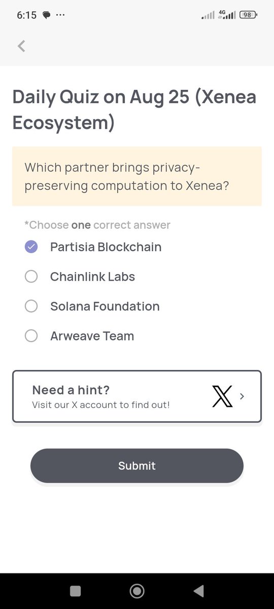 SmDweb3's tweet image. GM everyone today 25 August 2025 Ari chain wallet xenea wallet daily quiz answer