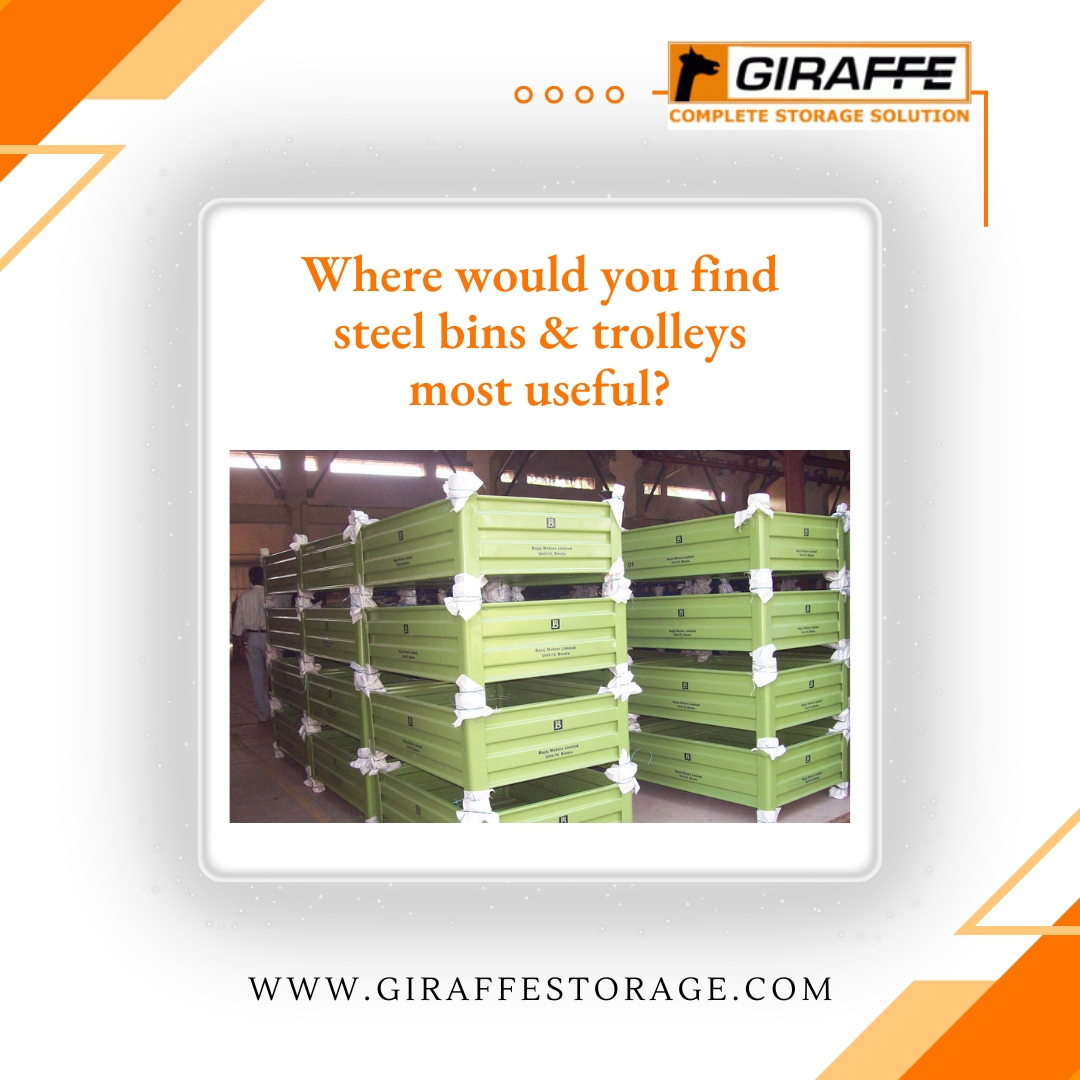 GiraffeStorage's tweet image. Mobility + Strength = Perfect Storage Partner. 🦒 Our Steel Bins &amp;amp; Trolleys keep operations seamless.

#giraffestoragesolutions #steelbins #strongandsmart #storagesolutions #indorebusiness #madhyapradesh #indoreindustry