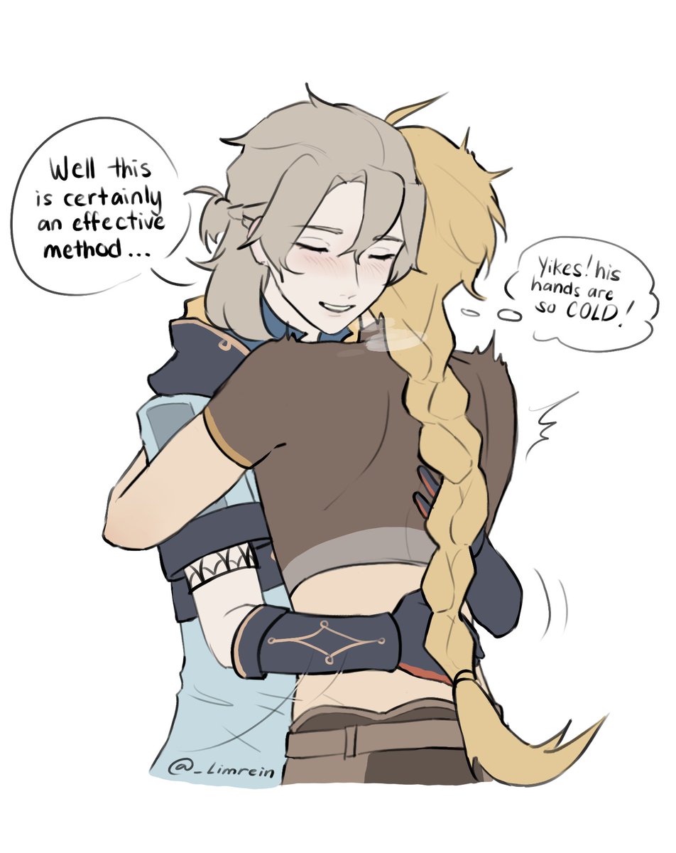 _Limrein's tweet image. Albedo and mortal challenges pt 1.5/2 
with some #Albether 🫶
#Genshinimpact