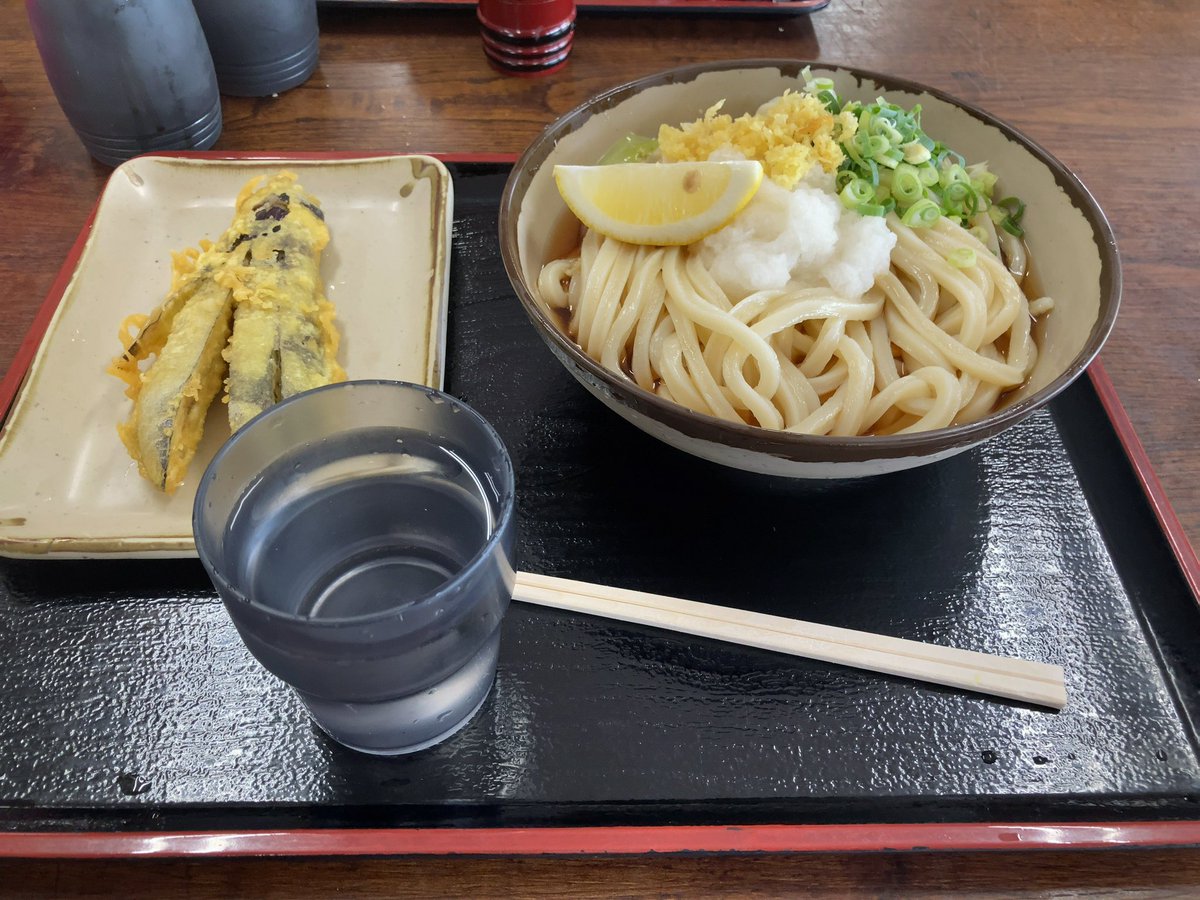 今日の昼メシ
再びうどん…σ^_^;
冷やしぶっかけと茄子天
ぼっこ屋 川東店