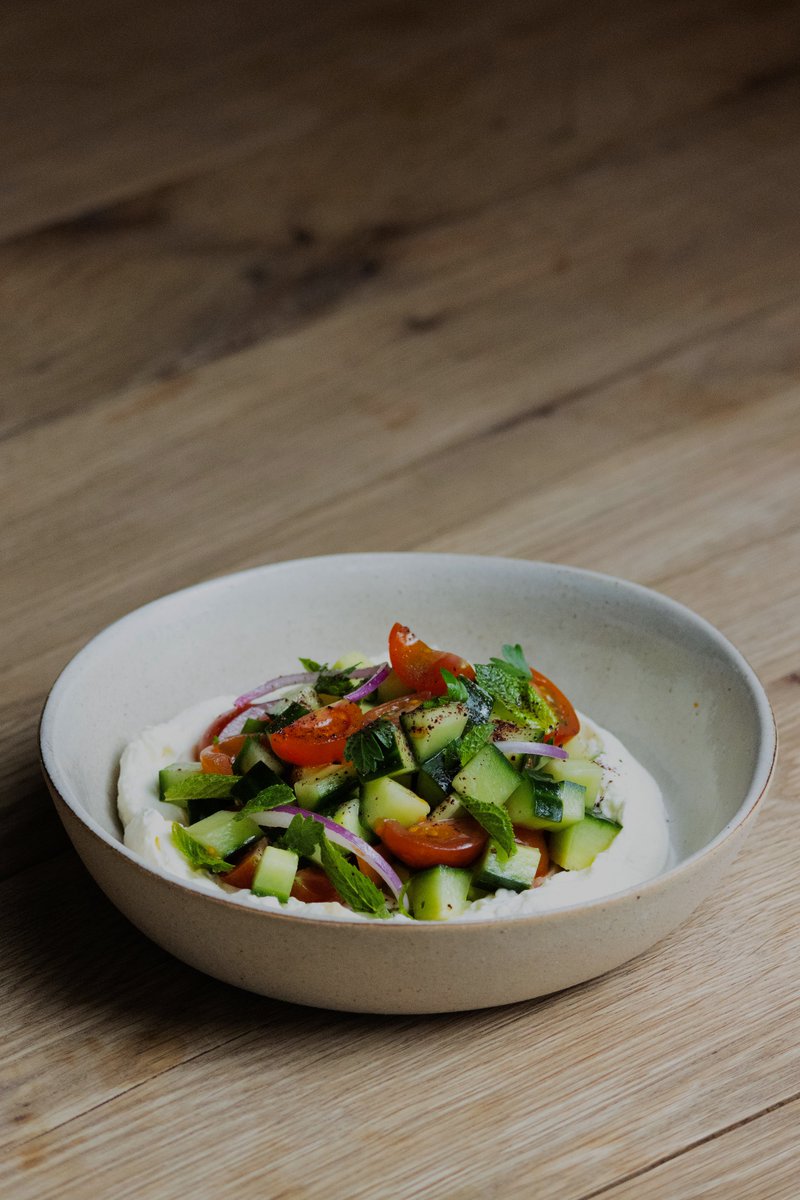 Lunch done right! 😍
Enjoy our Persian Shirazi made with labneh, heirloom tomatoes, cucumber, lemon, fresh herbs and sumac for just R95