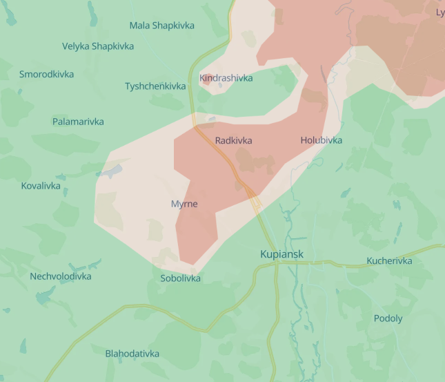 🇺🇦🇷🇺

La situation autour de la ville de Koupiansk, et désormais en son sein, dans l'oblast de Kharkiv, est critique.

L’Ukraine a pour l’instant ralenti la progression russe autour de Pokrovsk, mais ce secteur reste également important.
