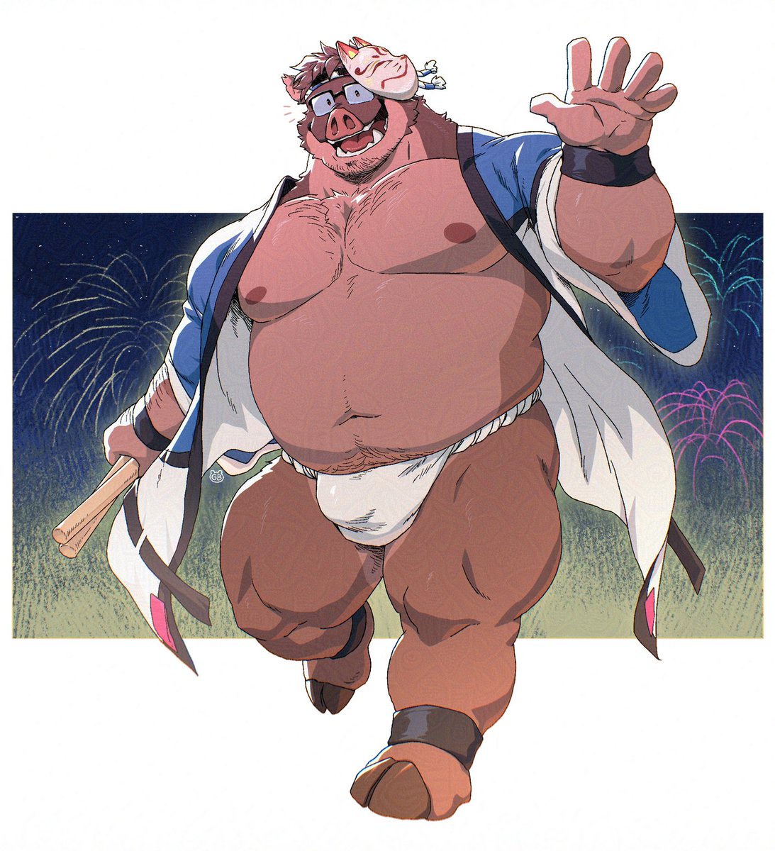 Art trade for <a href="/Boar_On_Board/">Poncho ✨🇵🇪</a> 🐗