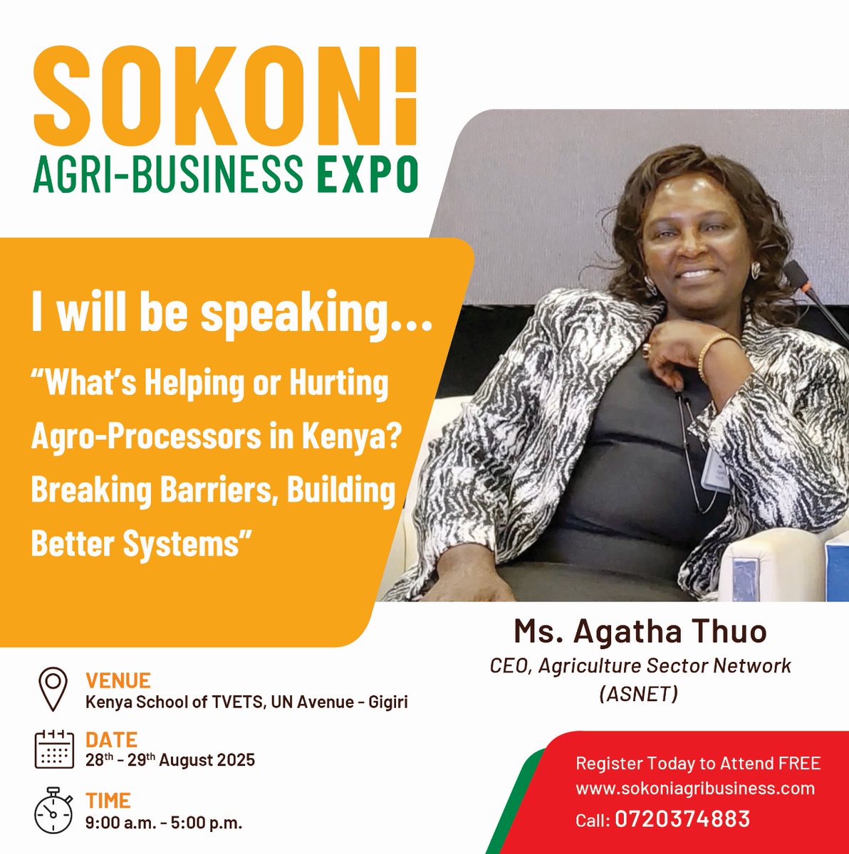 Agriculture Sector Network (ASNET) (@asnetkenya) on Twitter photo You can't afford to miss!  <a href="/Sokoni_Expo/">Sokoni Agri-Business Expo</a>   is happening this week. You can't afford to miss!  <a href="/Sokoni_Expo/">Sokoni Agri-Business Expo</a>   is happening this week.