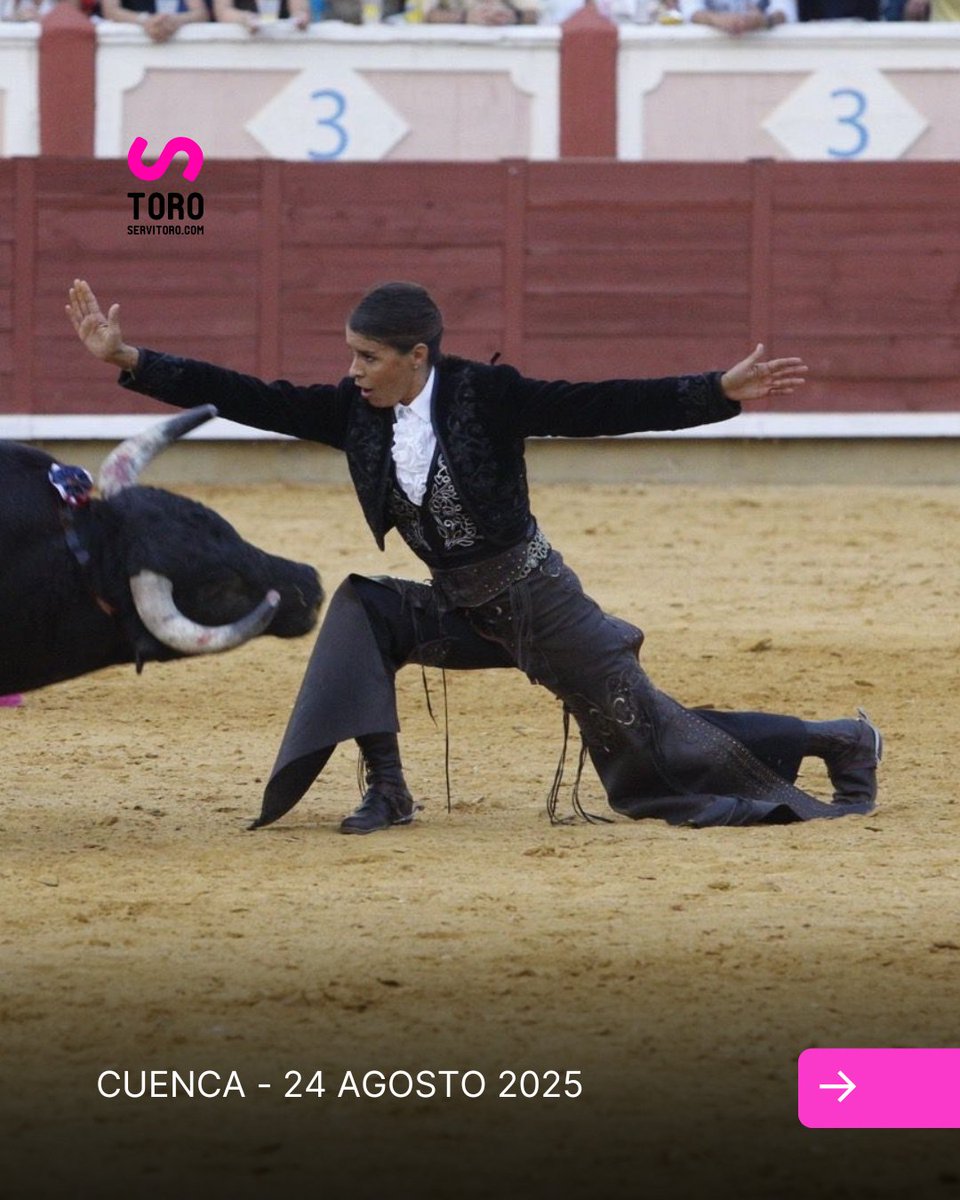 Tarde histórica en #Cuenca:
Diego Ventura arrasa con 3 orejas y un rabo, saliendo a hombros junto a Lea Vicens 🐎. Rui Fernandes una oreja en la corrida de rejones de la Feria de San Julián.📸 #JulioPalencia #Maxitoro

#Toros #Rejoneo #FeriaSanJulián