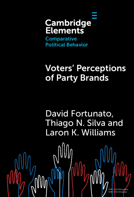 Don’t miss your chance to read new Cambridge Element Voters' Perceptions of Party Brands by <a href="/DavidFortunato/">David Fortunato 🆓</a>, <a href="/ThiagoNSilva_/">Thiago Nascimento da Silva</a> and Laron K. Williams Free access available until 29 August.
cup.org/4mjoxxQ
#cambridgeelements #politics