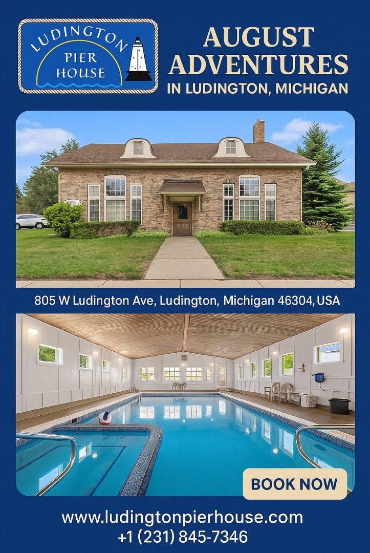 Discover the best of summer in Ludington this August! From sunsets at the North Breakwater Light to relaxing at Waterfront Park, your perfect getaway starts at Ludington Pier House Motel. 🌅✨
👉 Read more: ludingtonpierhouse.blogspot.com/2025/08/luding…
#LudingtonMichigan #LakeMichigan #SummerTravel