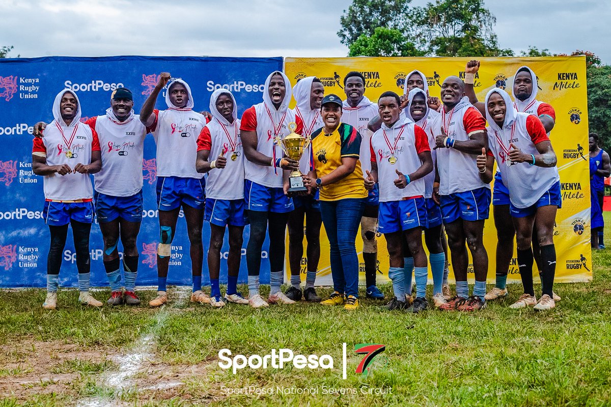 FOURPEAT 🏆🔥

<a href="/strathleos27/">Strathmore Leos</a> are the #Embu7s Champions again, beating <a href="/kcbrugby/">KCB Rugby Club</a>  31–21!

Pool Unbeaten run ➡️ <a href="/DUFalconsRugby/">Daystar Falcons Rugby</a>  29–5 ➡️ <a href="/MenengaiOilers/">Menengai Oilers</a> 24–7 ➡️ Final vs KCB.

Stars: <a href="/Molah_Victor/">Victor Molah Odhiambo</a> (top try scorer #Embu7s with 8 tries), <a href="/Barno_Owuor/">Poster Boii</a> (Player of Finals), <a href="/NeNg631/">Nygel Amaitsa OLY</a>