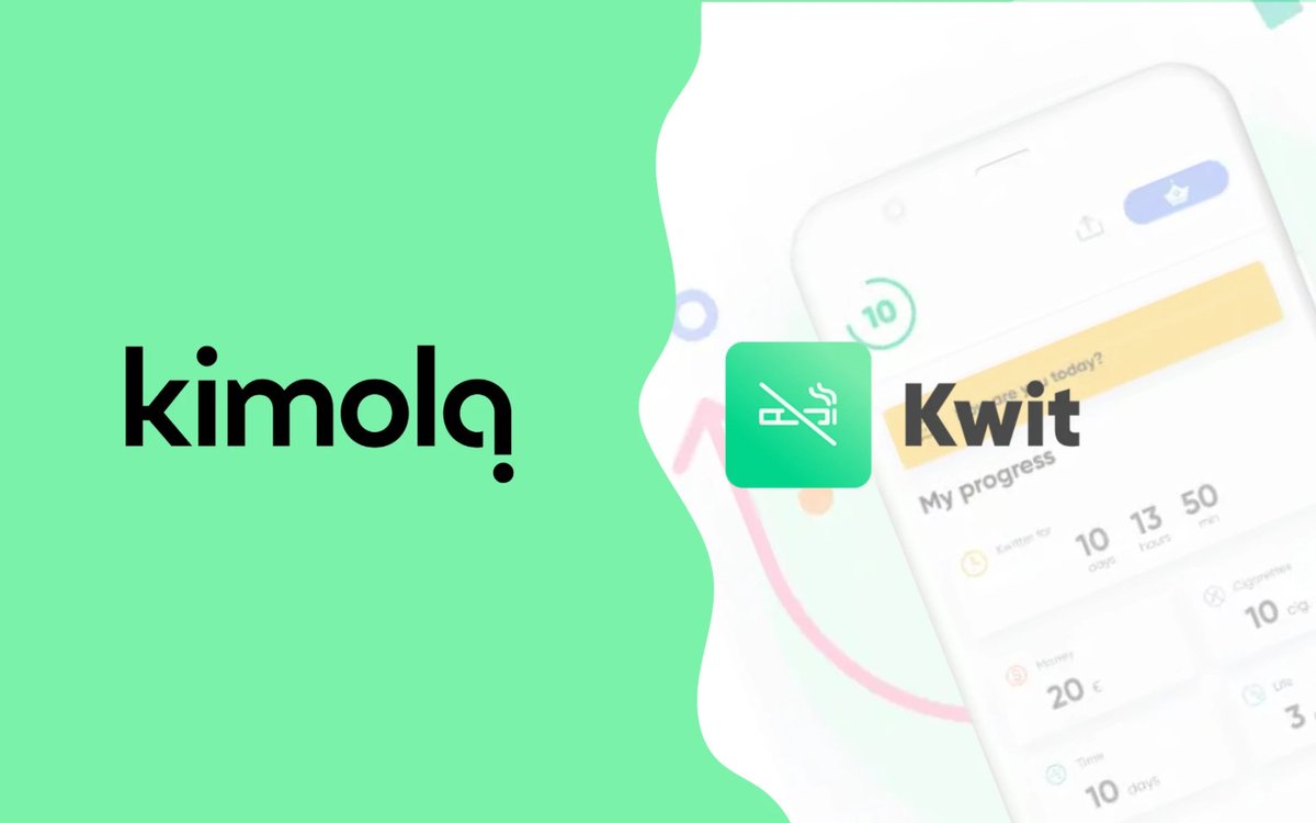 Meet Kwit, our new client; The #1 quit smoking app recommended by the World Health Organization (WHO), helped more than 3M+ people quit smoking worldwide. 🌍 Kwit is now using Kimola to shape healthier journey for millions more, making every insight count