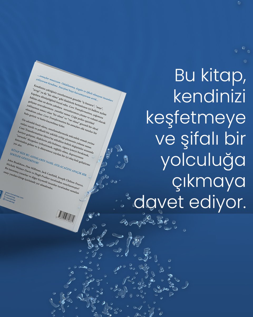 MonaKitap's tweet image. Her olumsuz duygunun ardında şefkat, huzur ve bütünlük saklıdır. 💧

Core Transformation sizi bu öz’e davet ediyor.📚

#MonaKitap #KişiselGelişim #CoreTransformation