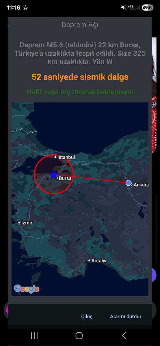 #Bursa #deprem uyarisi verdi