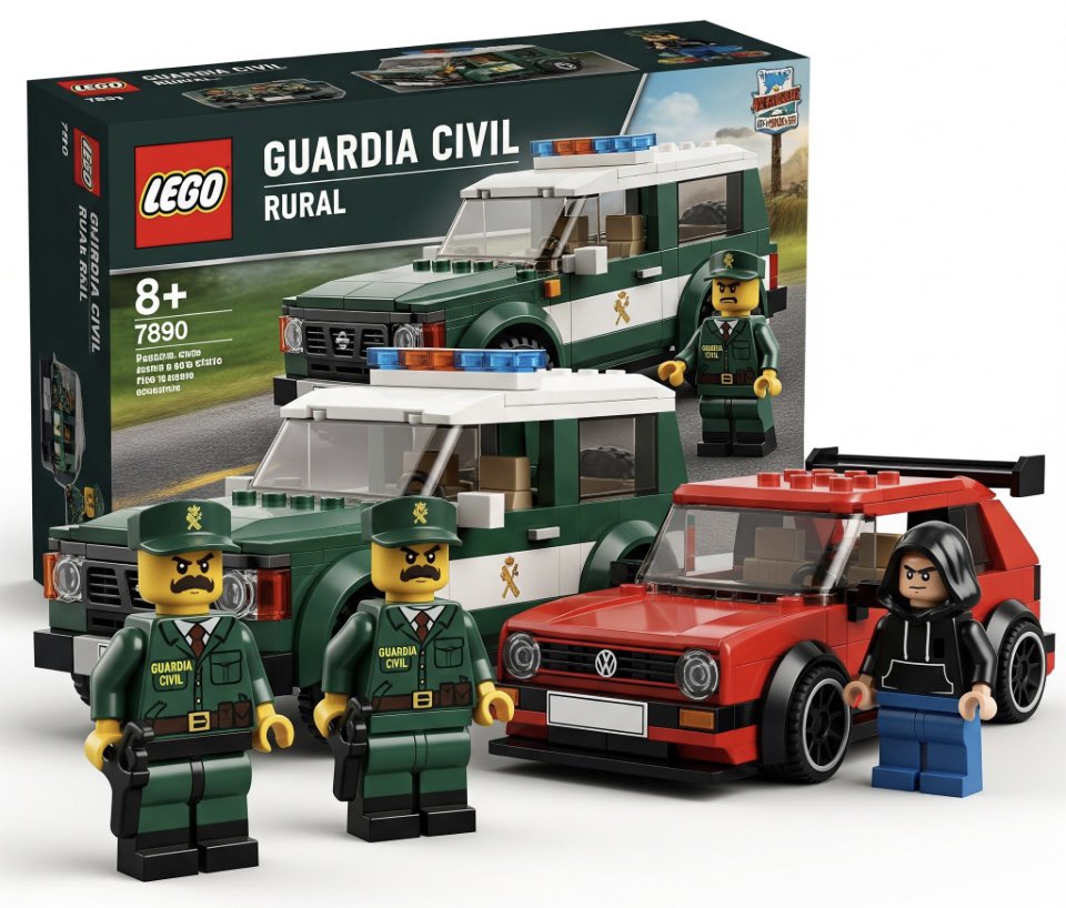 BenememCunae's tweet image. Después del set  𝙇𝙀𝙂𝙊 𝙂𝙪𝙖𝙧𝙙𝙞𝙖 𝘾𝙞𝙫𝙞𝙡: 𝘚𝘦𝘨𝘶𝘳𝘪𝘥𝘢𝘥 𝘊𝘪𝘶𝘥𝘢𝘥𝘢𝘯𝘢

Llega 𝙇𝙀𝙂𝙊 𝙂𝙪𝙖𝙧𝙙𝙞𝙖 𝘾𝙞𝙫𝙞𝙡: 𝚂𝚎𝚛𝚟𝚒𝚌𝚒𝚘 𝚁𝚞𝚛𝚊𝚕, para los clásicos.

#GuardiaCivil #Lego #IA