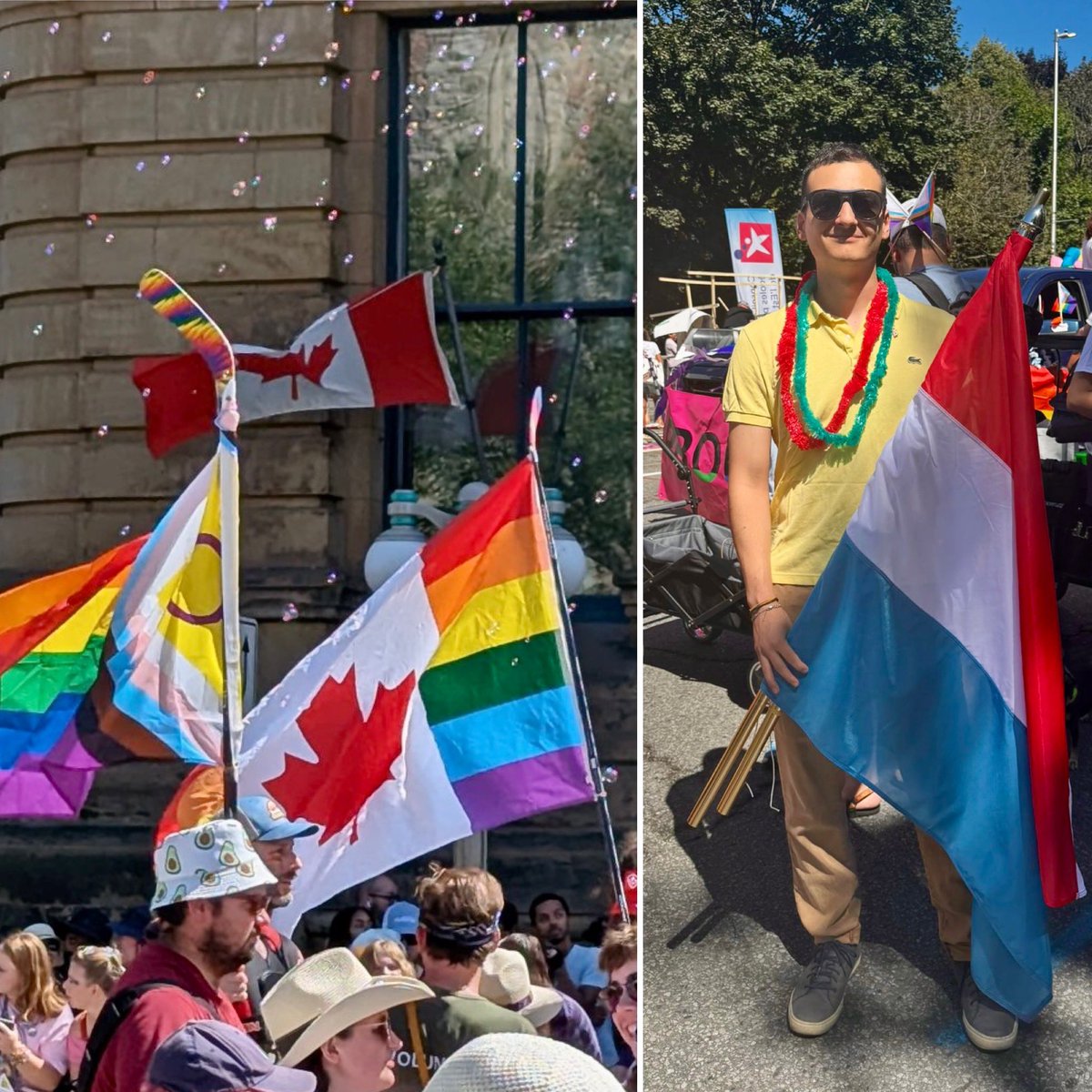 .<a href="/LUinOttawa/">LUinOttawa</a> attending the #CapitalPride 2025 in #Ottawa with #DiplomatsForEquality along colleagues and friends joining voices for love, equality &amp; justice 🇱🇺🏳️‍🌈🇨🇦