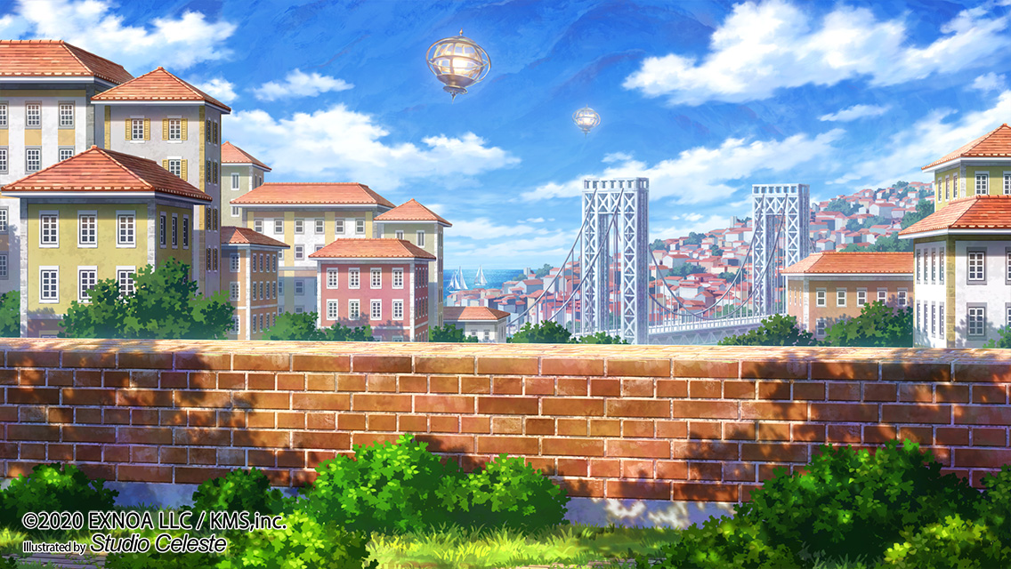 昔のお仕事絵から異世界の蒼海の国です
（こちらは約4～5年前に担当しました）