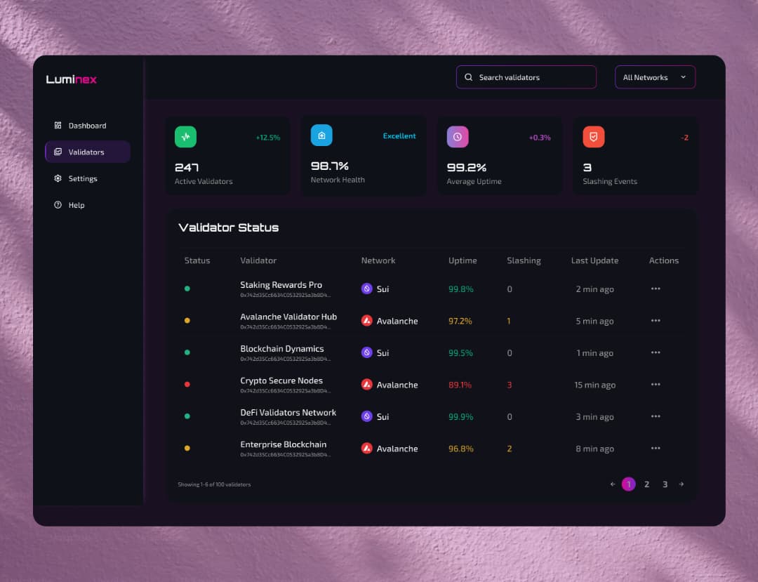 Oge👩🏽💻ui/ux designer (@poch_graphics) on Twitter photo Gm Gm Guys.
My name is Oge and I design Web and Mobile Apps.
Ps: The Validator dashboard I designed during the <a href="/Eth_Enugu/">Eth Enugu || 042 & SE Onchain</a>
Hackathon. 
If you need a scroll stopping, attention grabbing UI that directs your user, then send a DM let's work.
Hire me for your next project📌😊 Gm Gm Guys.
My name is Oge and I design Web and Mobile Apps.
Ps: The Validator dashboard I designed during the <a href="/Eth_Enugu/">Eth Enugu || 042 & SE Onchain</a>
Hackathon. 
If you need a scroll stopping, attention grabbing UI that directs your user, then send a DM let's work.
Hire me for your next project📌😊