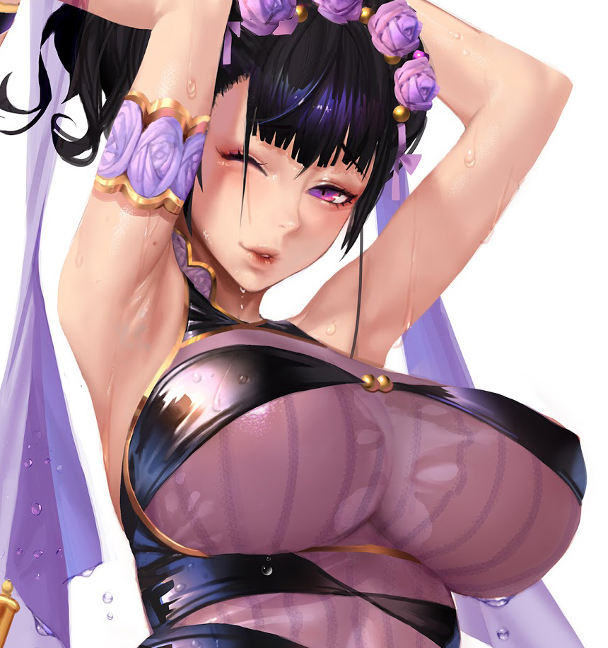 整理照片時發現之前畫的紫式部ˊWˋ😊 