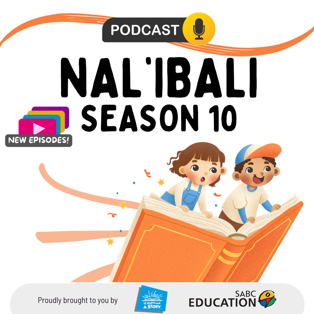 Ready for stories that spark imagination and build literacy?This week’s new Nal’ibali podcast episodes are live—tune in and let the magic unfold.

🔗 Listen here:  omny.fm/shows/nalibali…
#NalibaliPodcast
