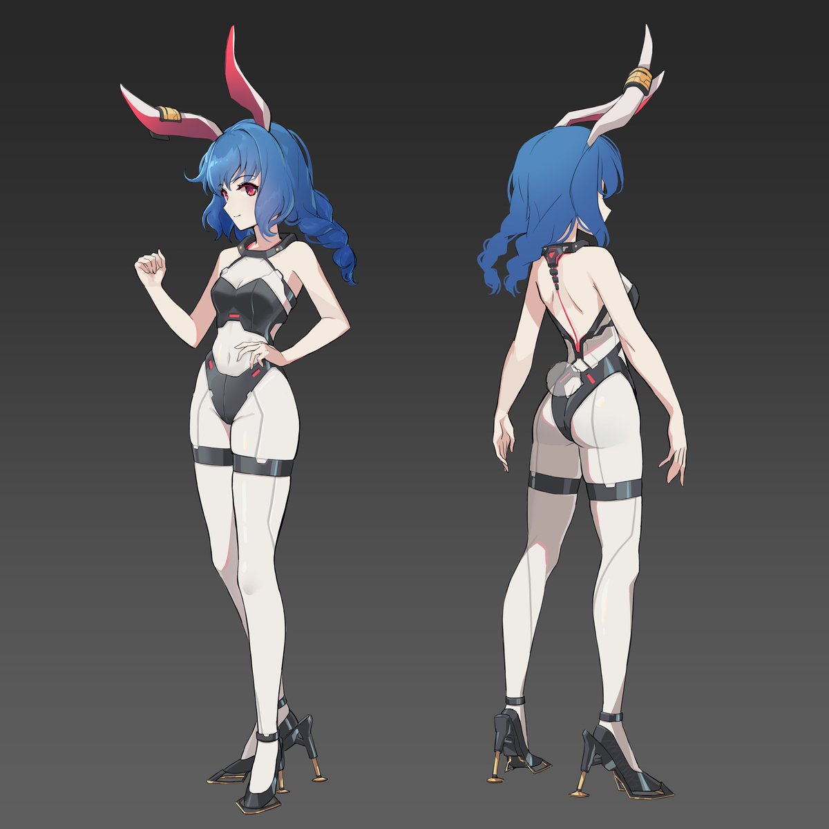 tauminust's tweet image. 内部構造も描いてみました
月のスーツ🐰
