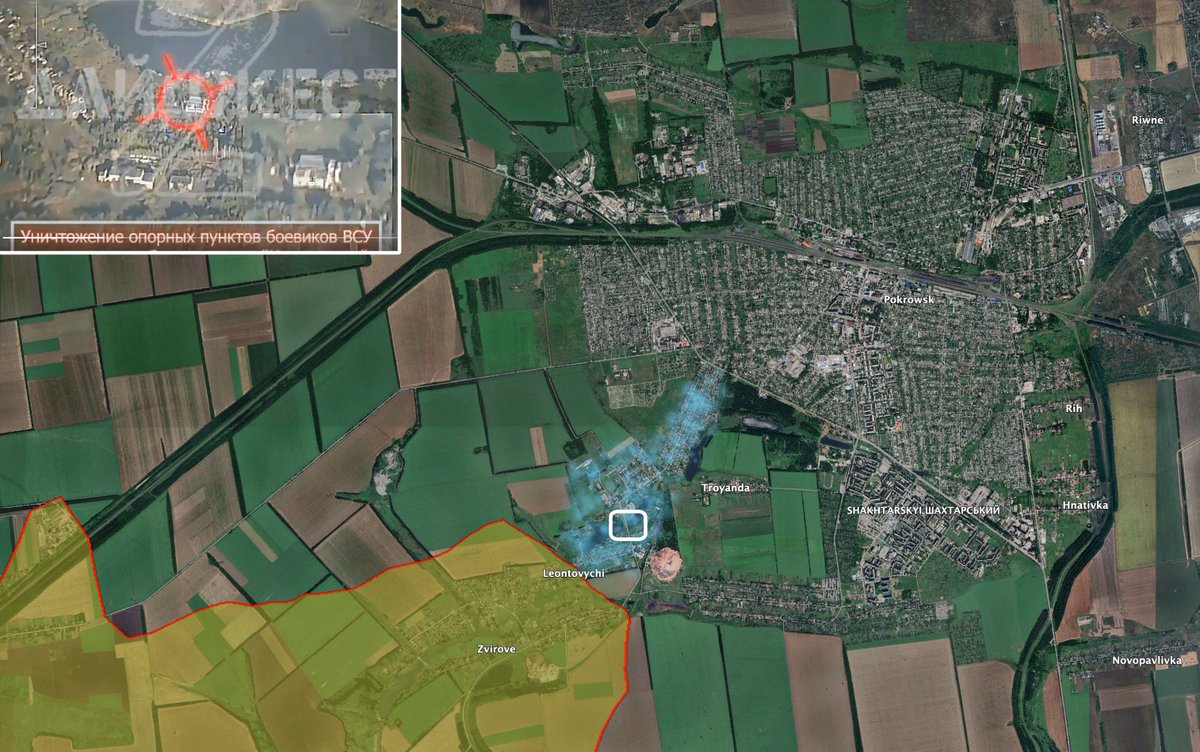 JulianRoepcke's tweet image. #NewsMap
The Ukrainian army recaptured all of #Pokrovsk and established new defensive positions in its southern periphery.