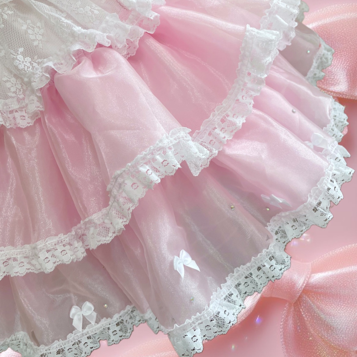 Layn(<a href="/Layn_official2/">Layn</a> )、渡辺陽菜さんの生誕衣装をデザイン、製作させて頂きました🪡🎀

#アイドル衣装　#衣装製作 
#Layn